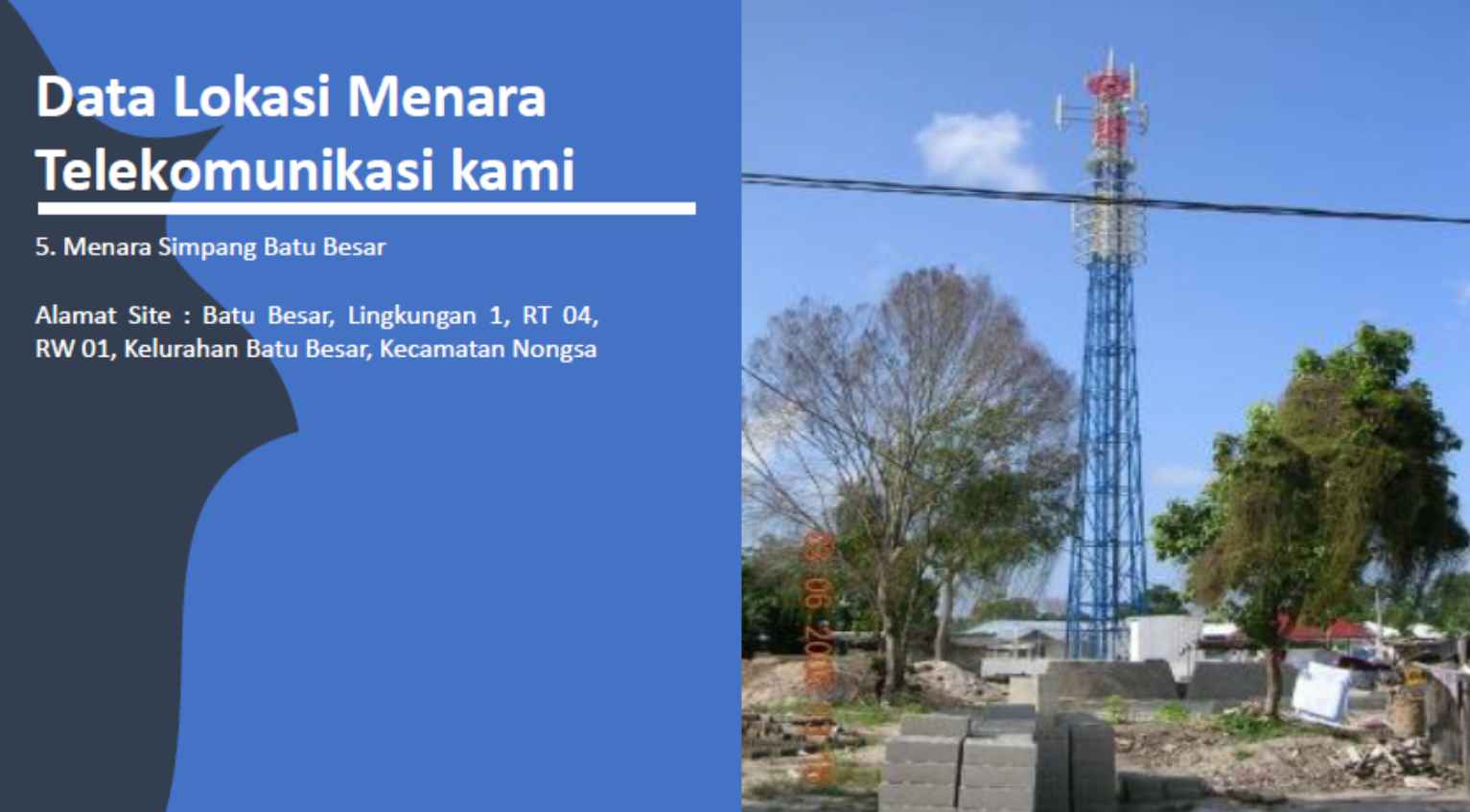 Galery Data Menara Telekomunikasi Kami